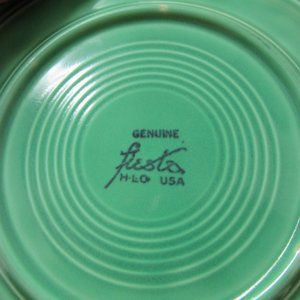 Vintage Fiesta Green Plate